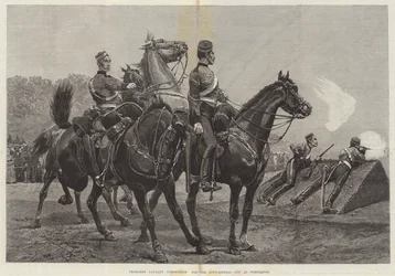 Competizione di cavalleria della Yeomanry per la Coppa Loyd-Lindsay a Wimbledon